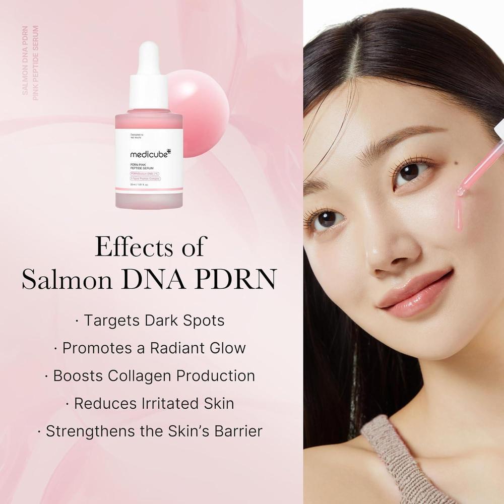 Salmon DNA PDRN Pink Peptide Serum, 30ml