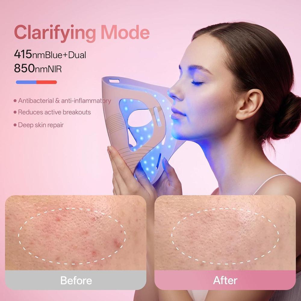 Red Light Therapy 4D Face Mask With 324 Led