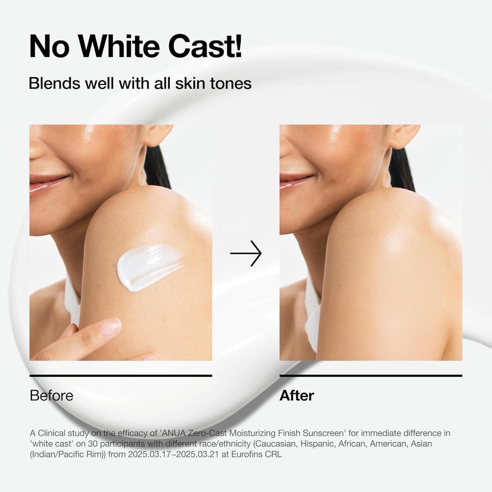 Zero-Cast Moisturizing Sunscreen SPF 50 50ml