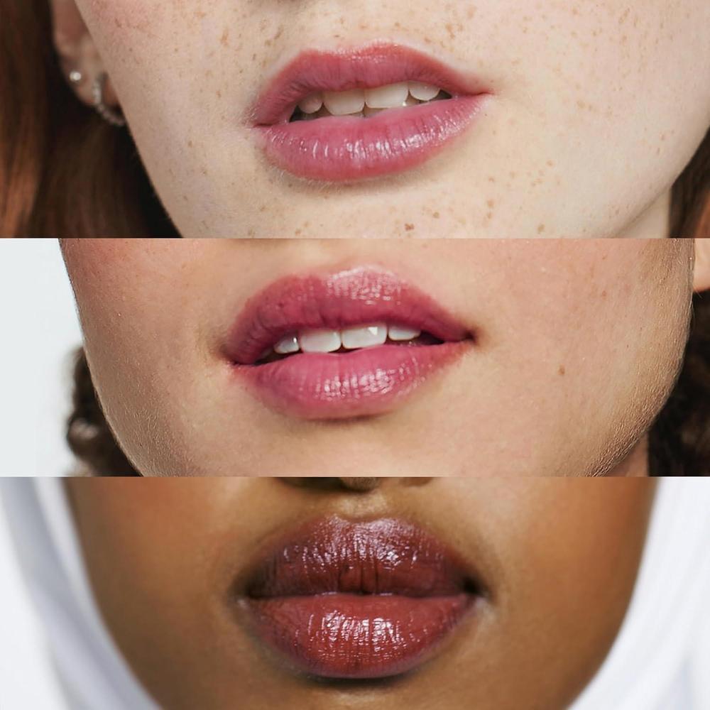 Tinted Lip Balm 3 Iconic Shades Black Honey Pink Nude Honey