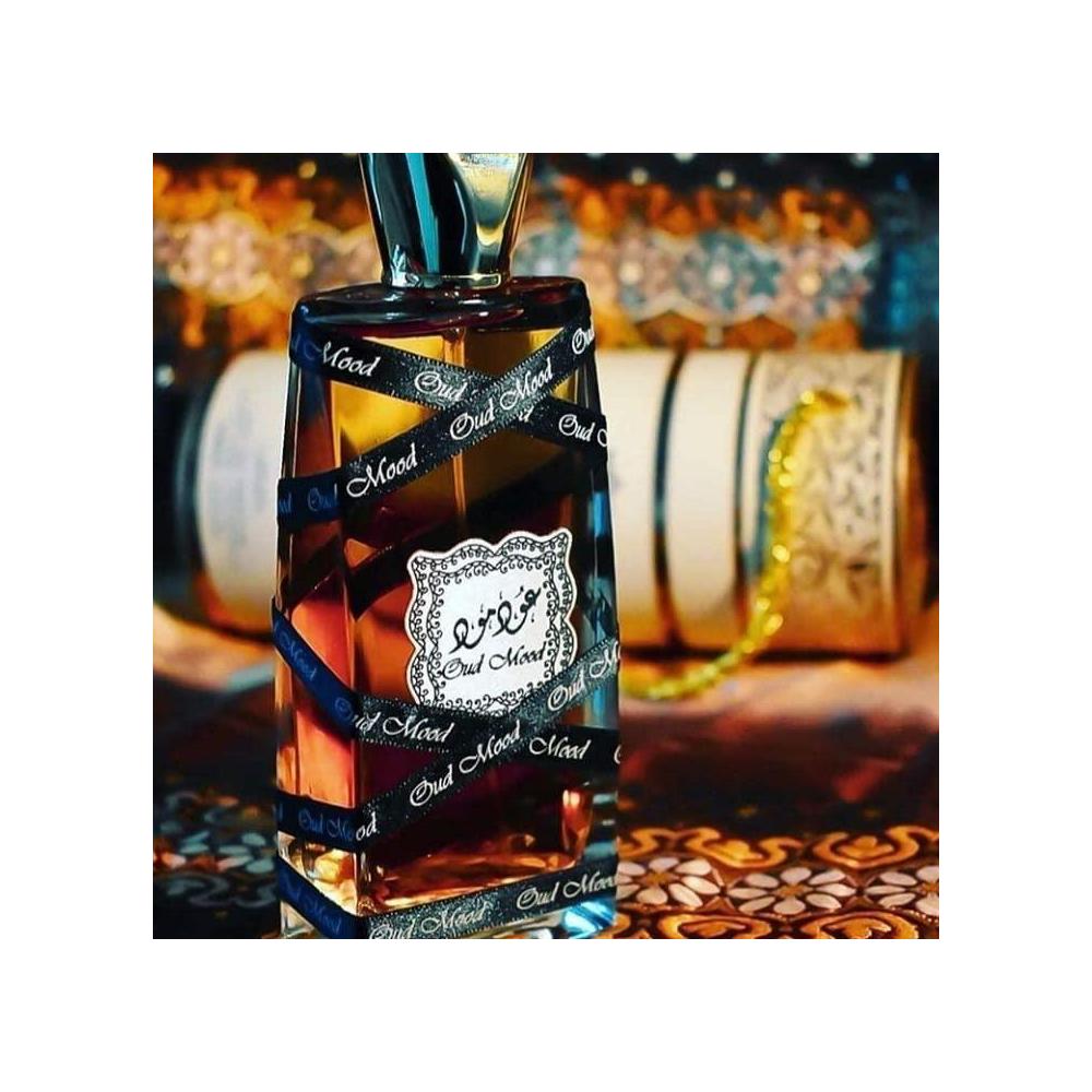 Lattafa Perfumes Oud Mood, Eau de Parfum unisex, fragancia oriental dulce de larga duraci—n, 100 ml