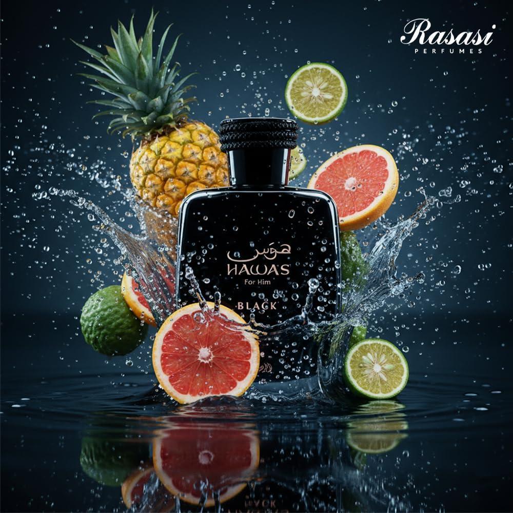 Rasasi Hawas Black 100ml Fragrance