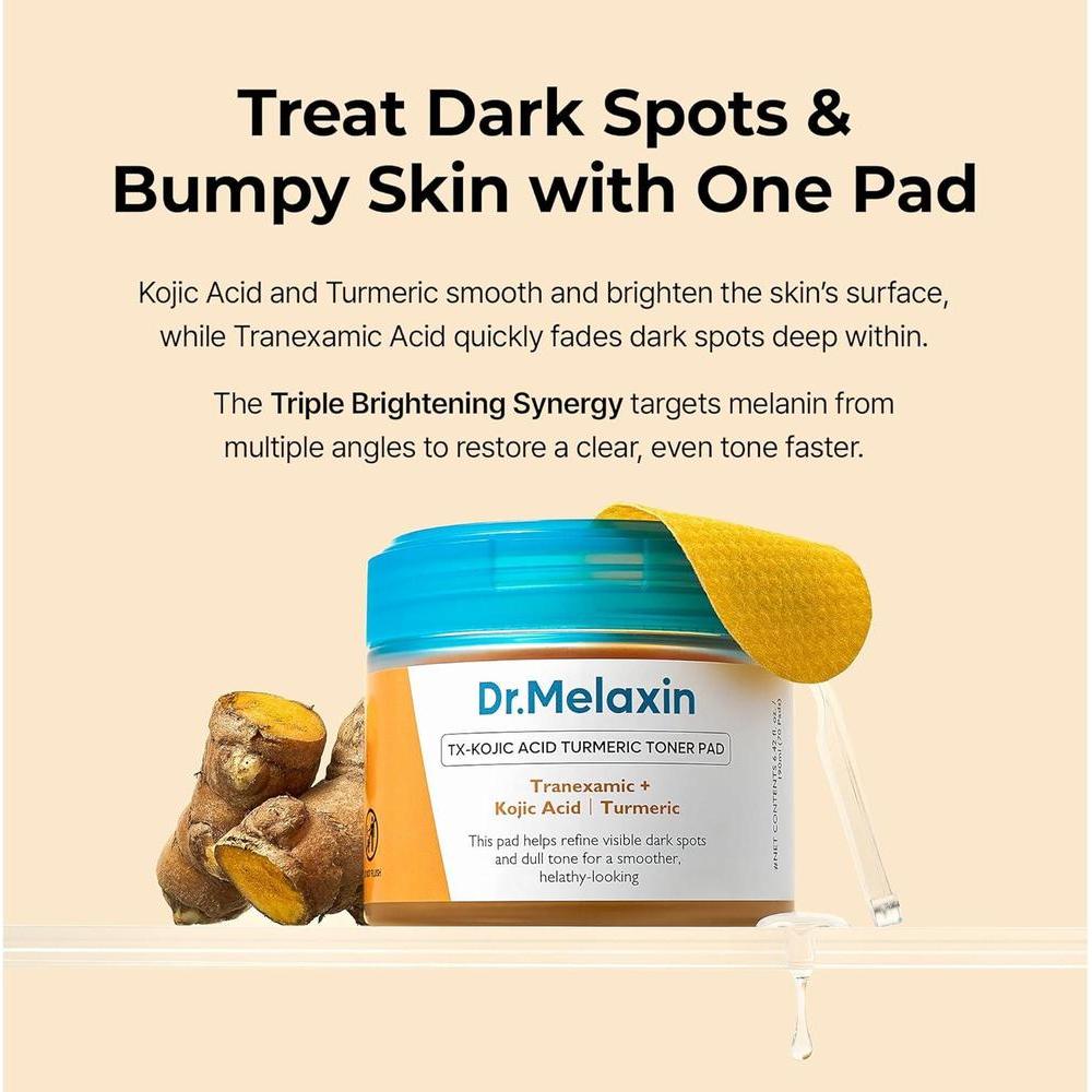 Kojic Acid Turmeric Toner Pads 190ml