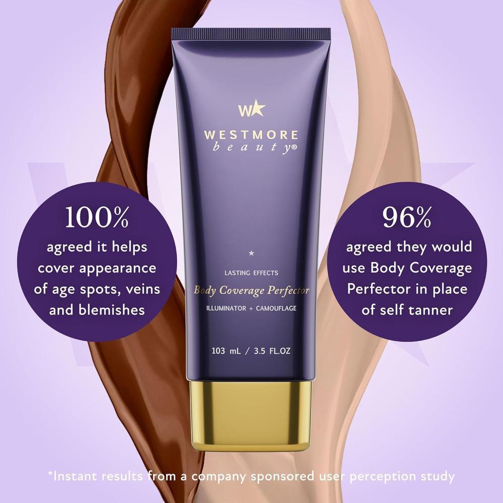 Body Coverage Perfector Waterproof Leg & Body Makeup 3.5 Oz
