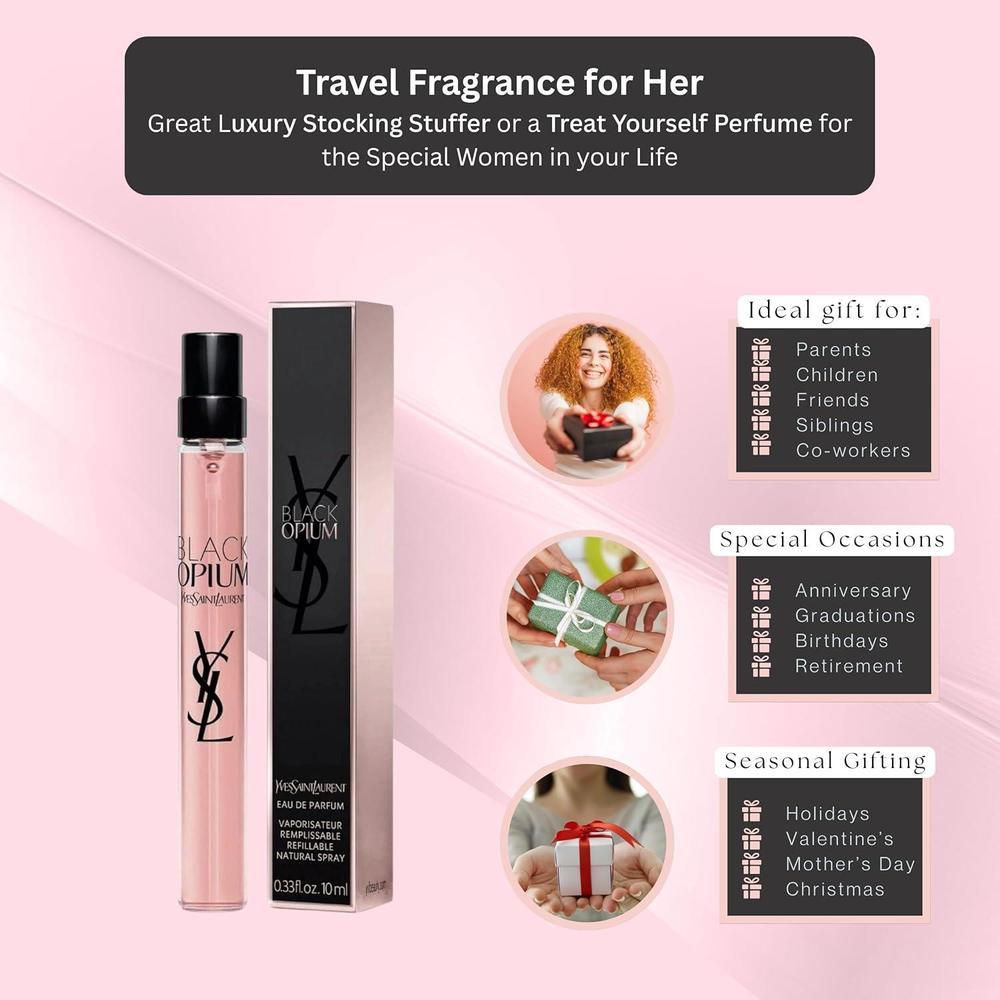 Yves Saint Laurent Black Opium Eau De Parfum Spray for Women .33 oz