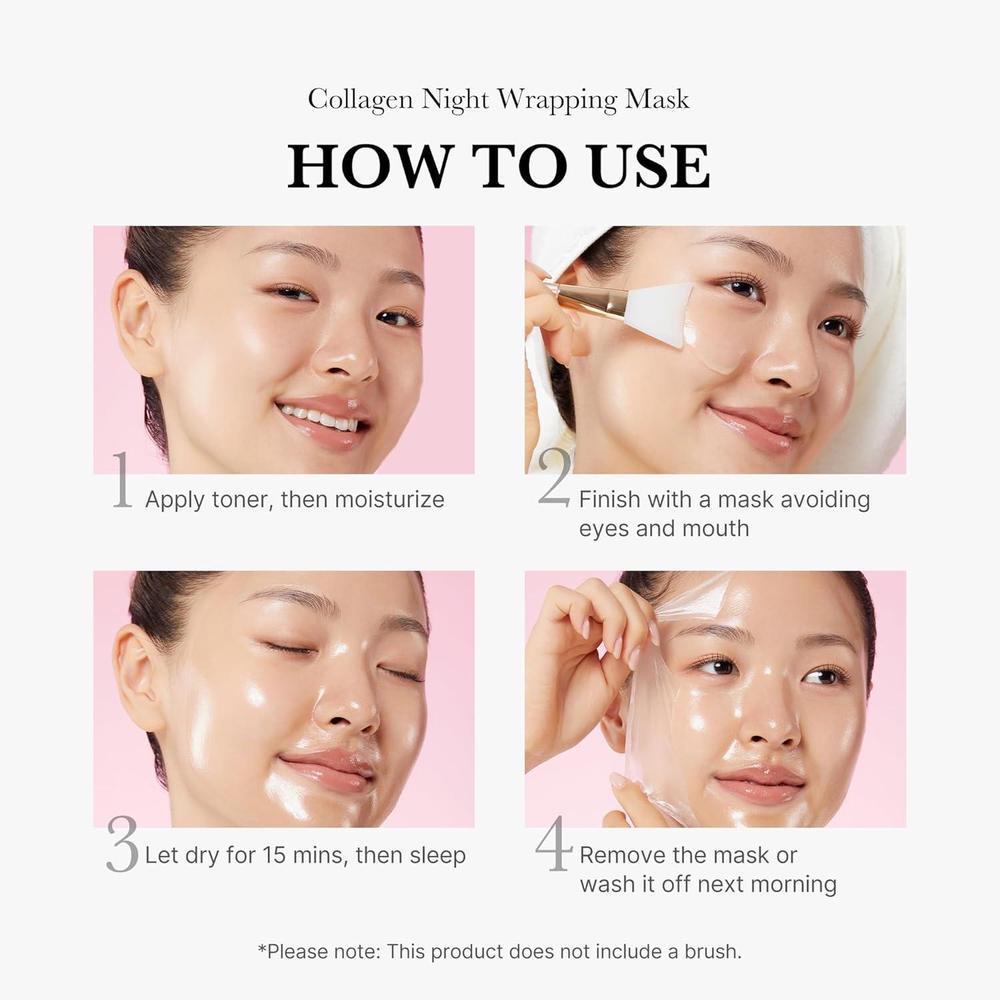 Collagen Overnight Wrapping Peel Off Facial Mask 75ml