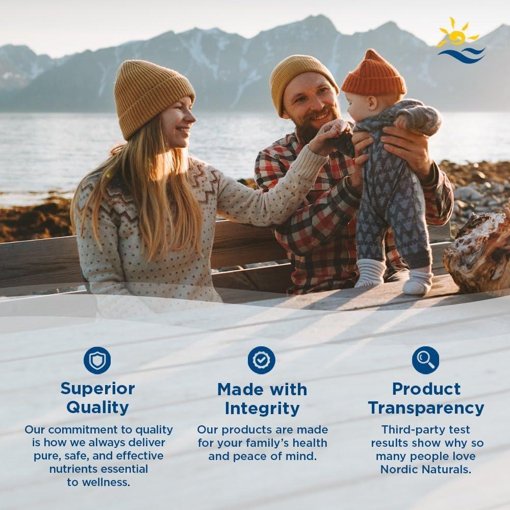 Nordic Naturals Vitamin D3 + K2, Orange Taste - 60 Soft Gels - Synergistic Support for Bones, Immune Function & Calcium Balance - Non-GMO - 60 Servings