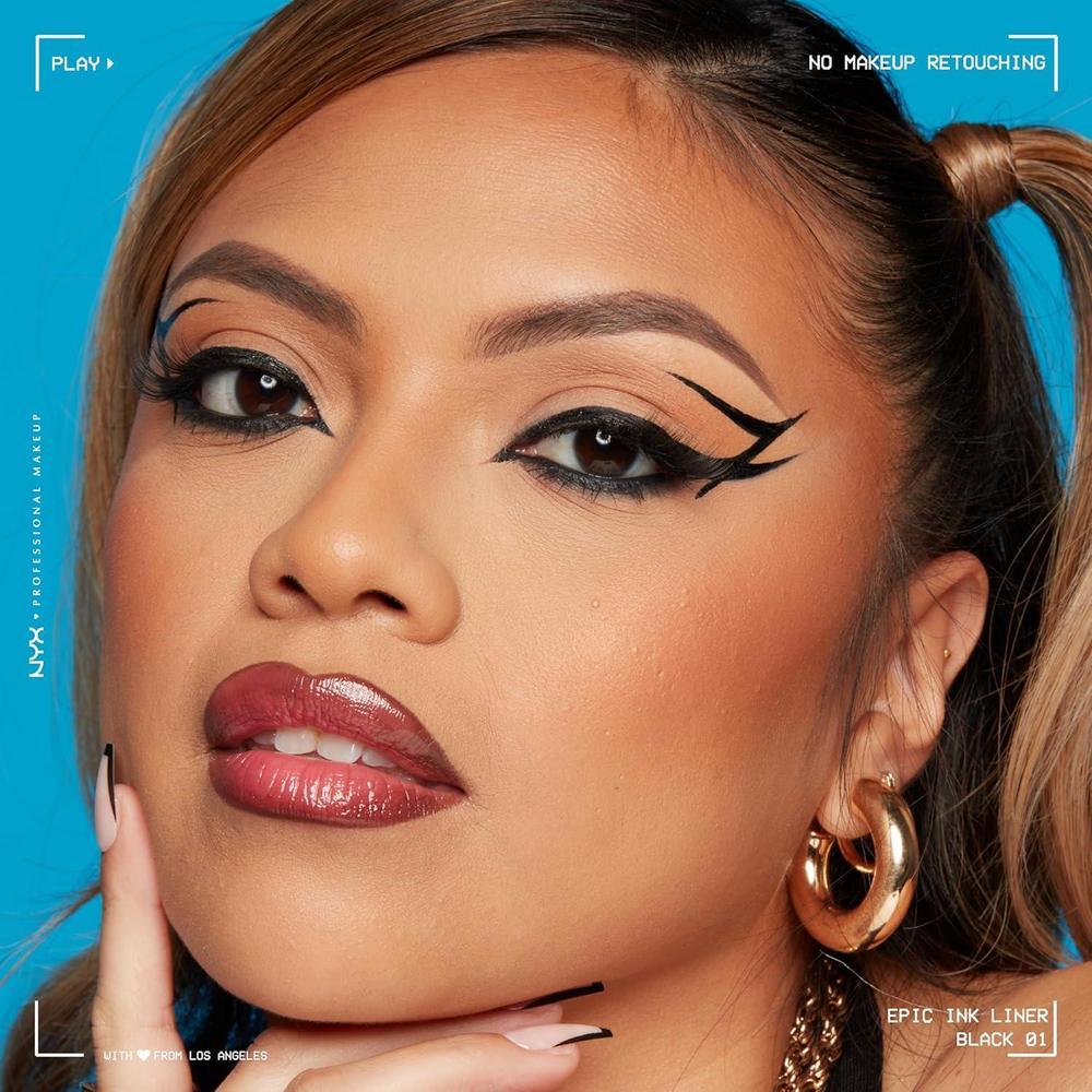 Nyx Professional Makeup Epic Ink Liner Waterproof Liquid Eyeliner Black