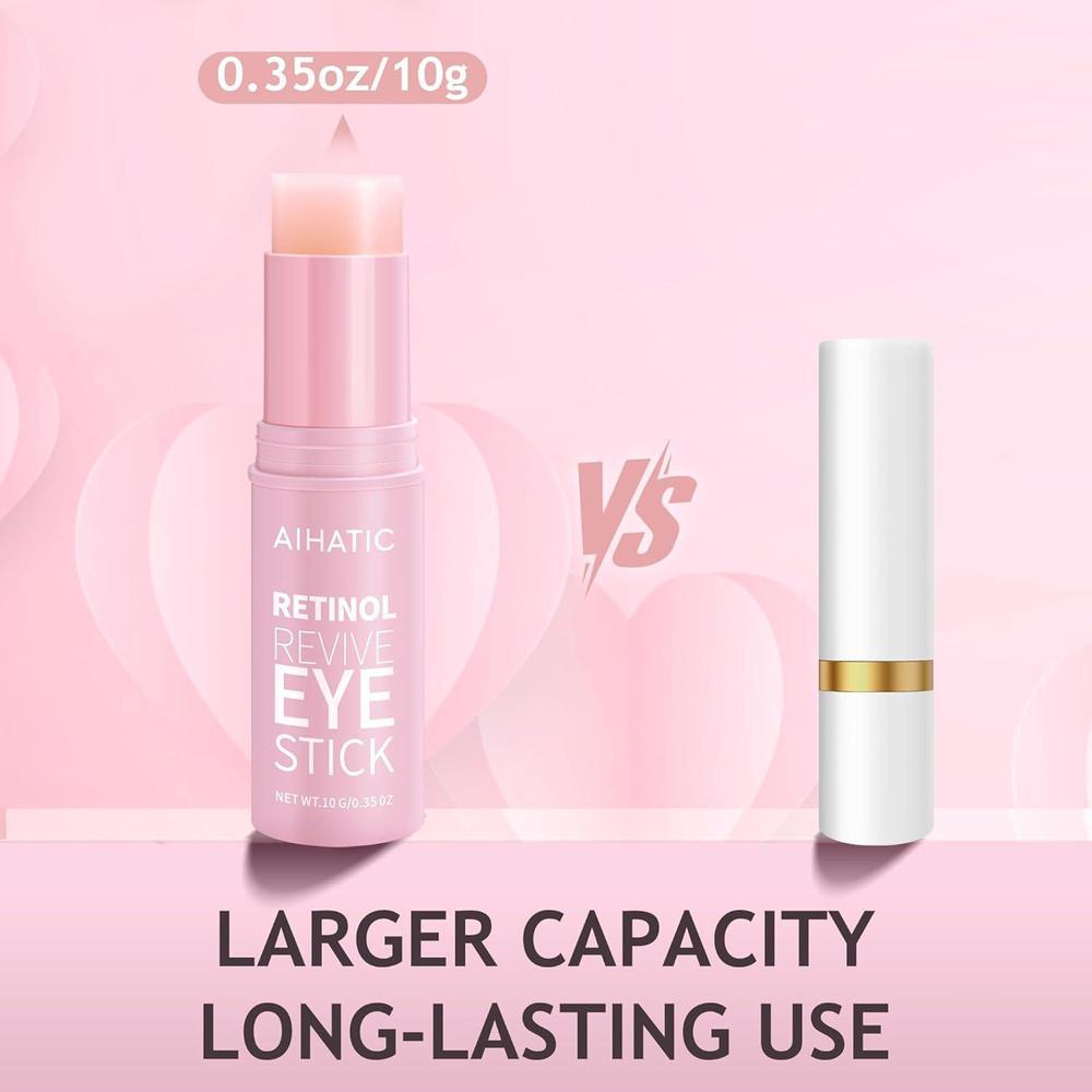 Retinol & Caffeine Eye Balm Stick Sensitive Skin Treatment 10g