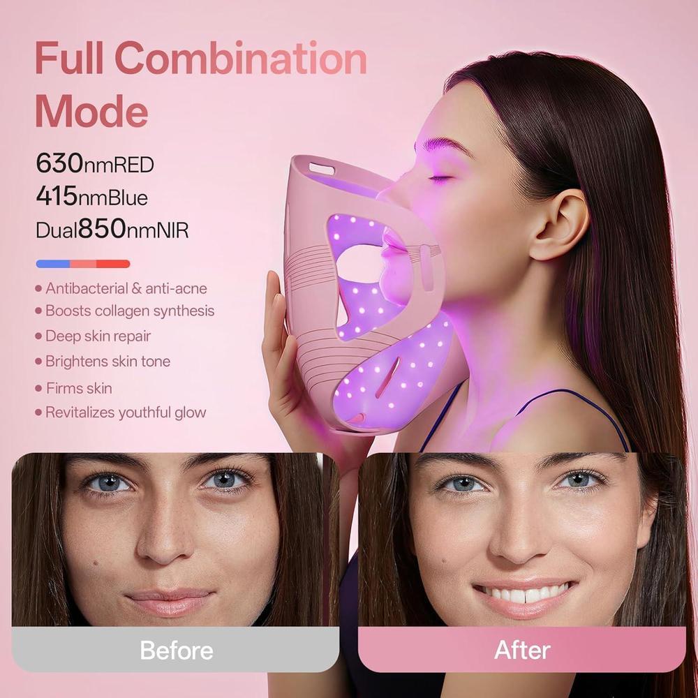 Red Light Therapy 4D Face Mask With 324 Led