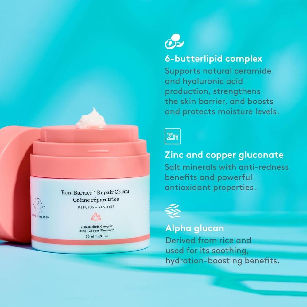 Drunk Elephant Bora Barrier Repair Cream - Ultra-Rich Moisturizer