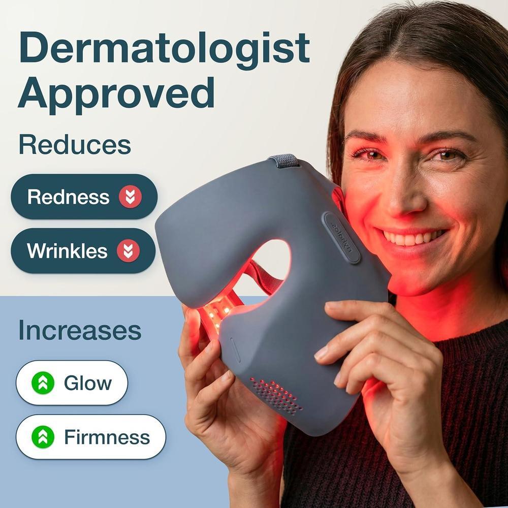 Máscara Led Facial Con Terapia De Luz Roja