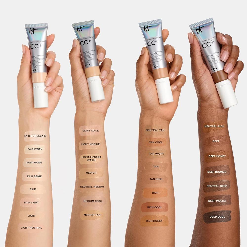 Cc+ Cream Natural Full Coverage Foundation With SPF 50+ 55g