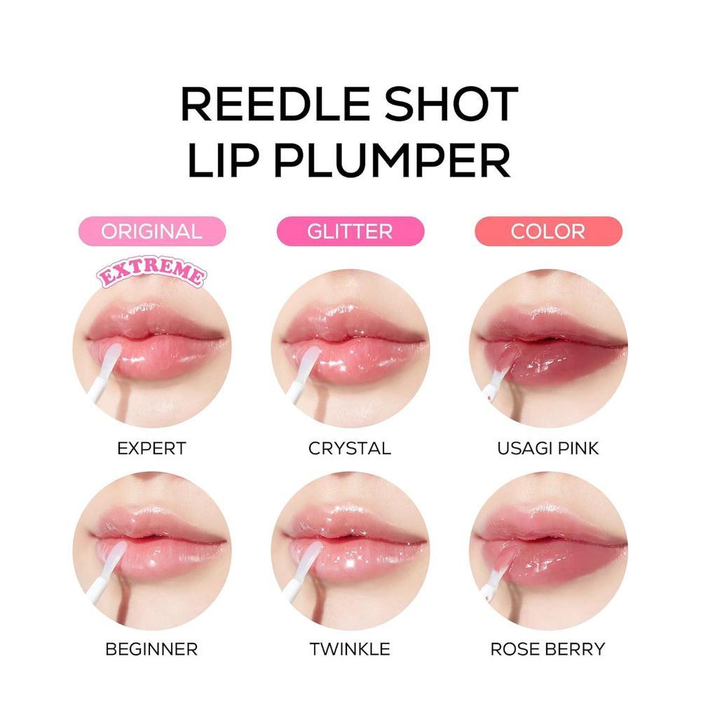 Reedle Shot Lip Plumper Volumizing Lip Gloss - Usagi Pink 4.25g