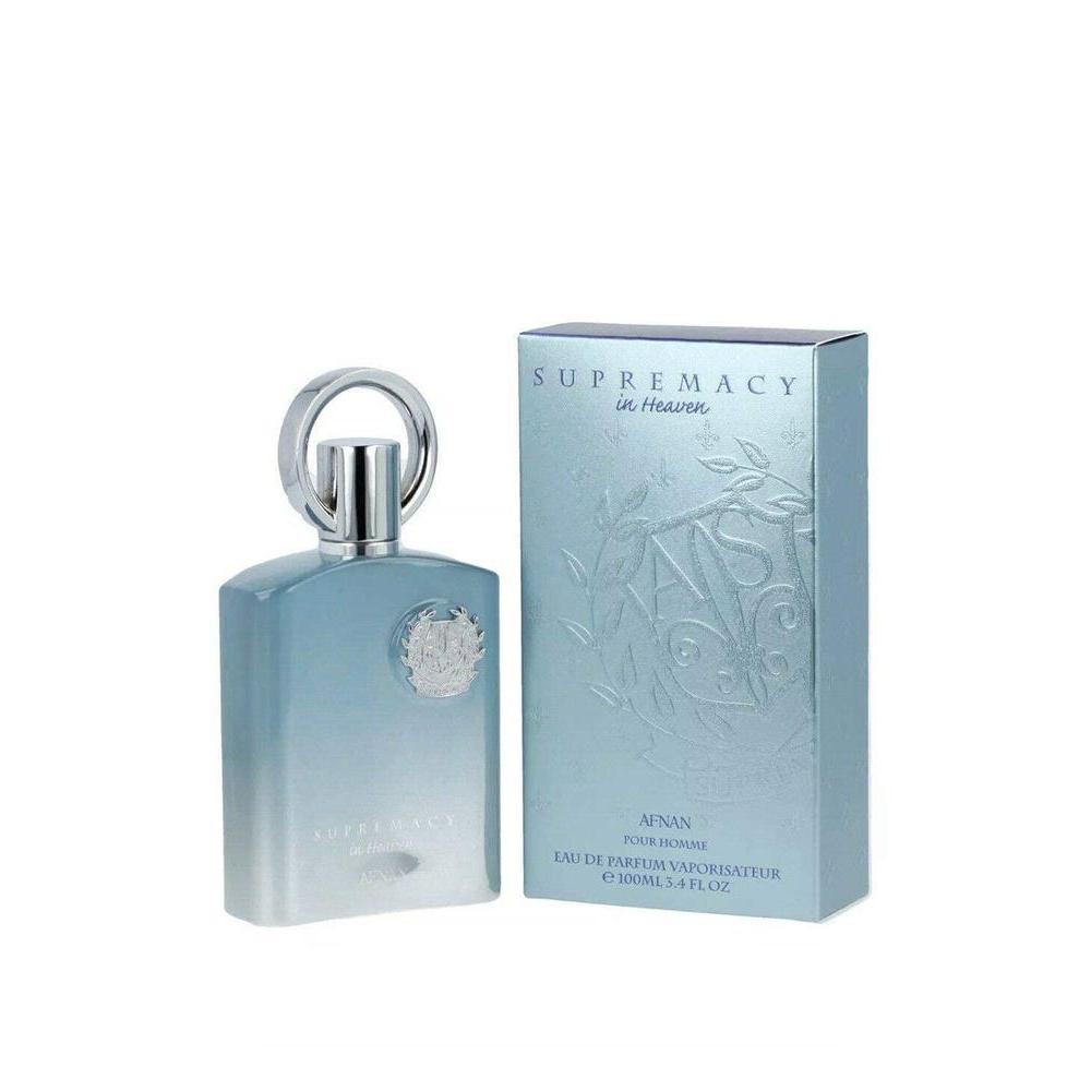 Afnan Supremacy In Heaven Eau de Parfum Spray para hombre, fragancia amaderada y almizclada