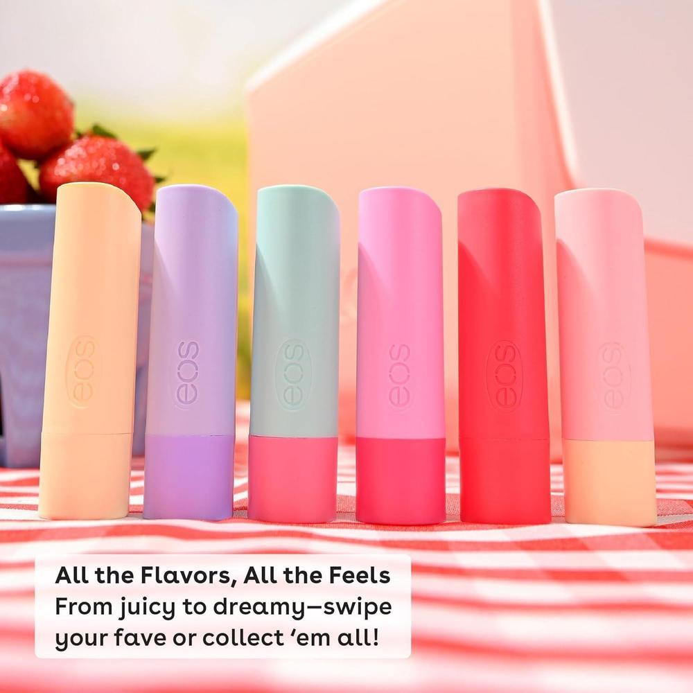 Eos 100% Natural Lip Balms - Raspberry, Passionfruit, Coconut, Guava