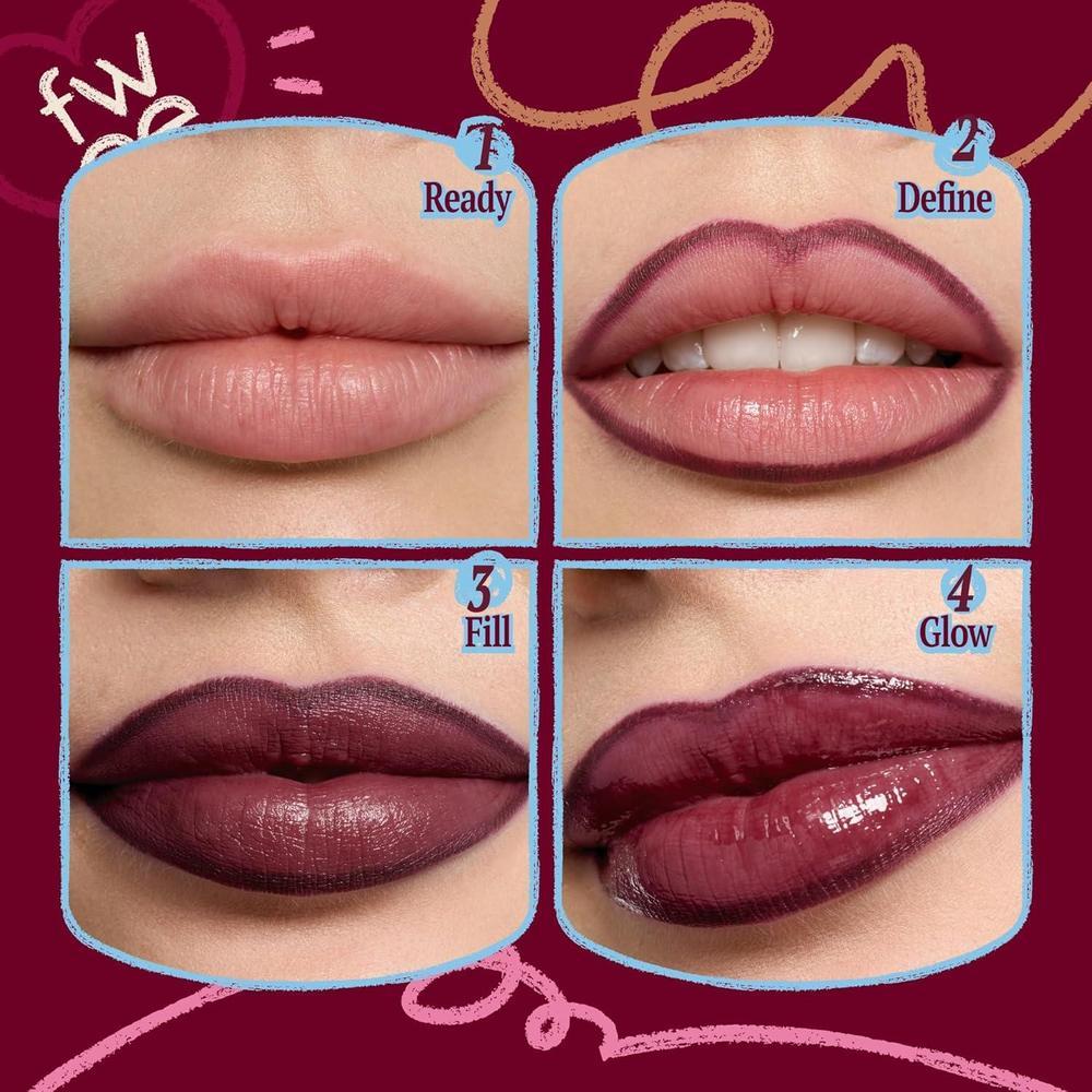 Lip Liner Dual Coloring Stick Satin Finish 1.2g