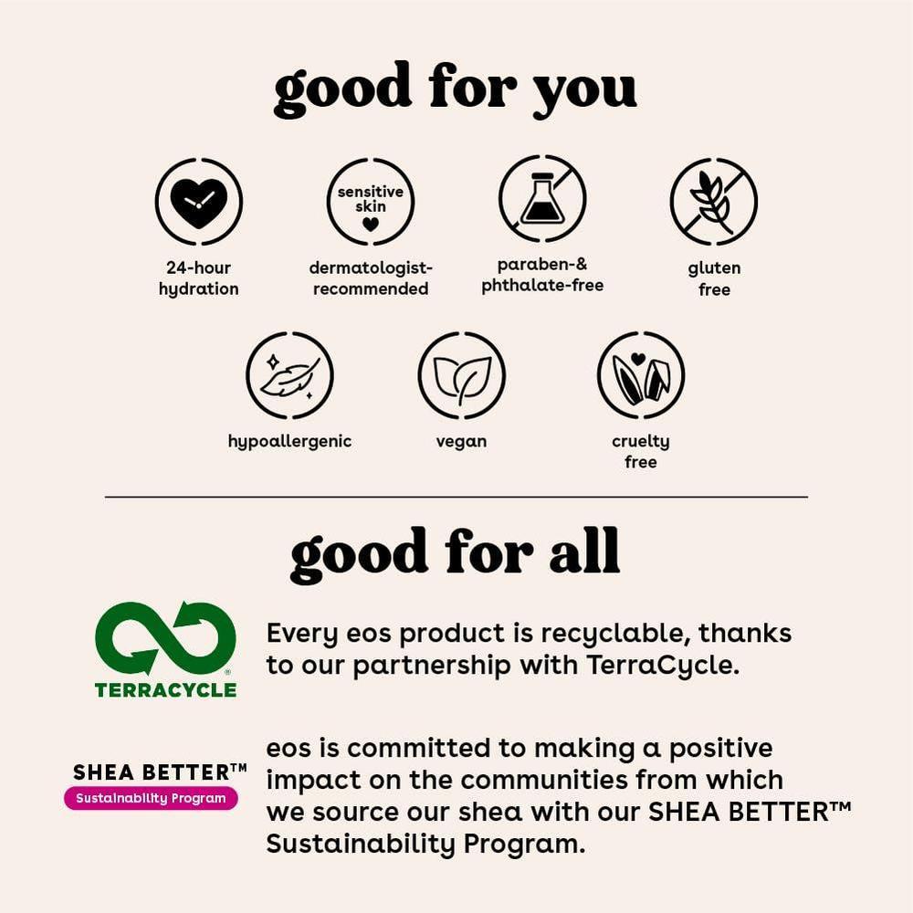 eos Shower Essentials Bundle- Body Lotion, Body Wash, Shave Oil - Vanilla Cashmere