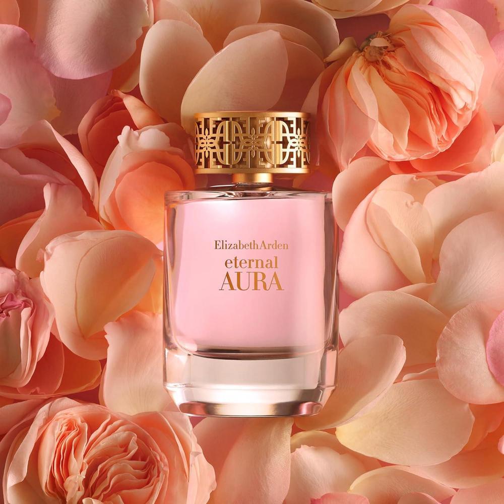Elizabeth Arden Eternal Aura Eau de Parfum, Perfume for Women with Notes of Pink Pepper, Magnolia, and Sandalwood - Floral & Amber Women's Perfume for Her