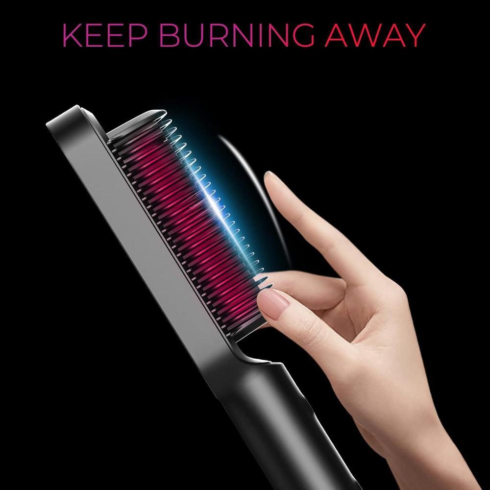 Hair Straightener Brush + 5 Temps