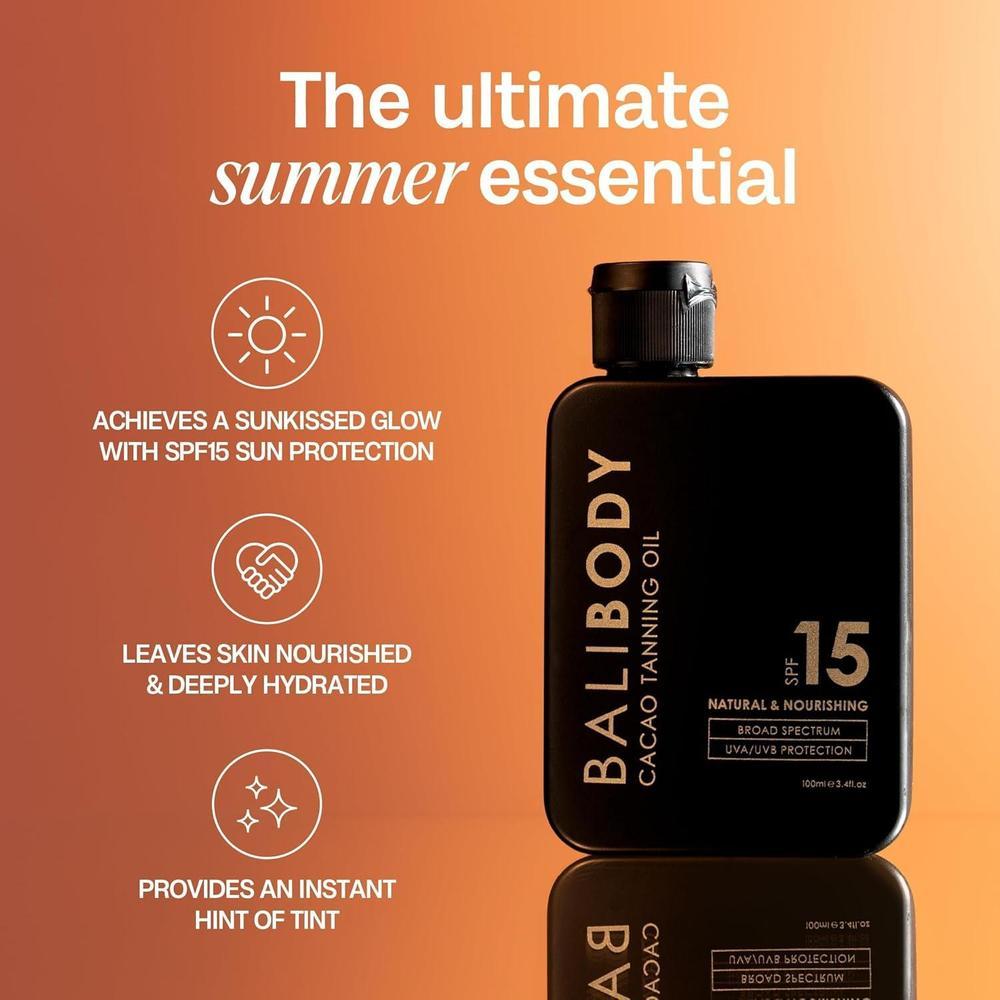 Cacao Tanning Oil SPF 15 Hydrating 100 ml