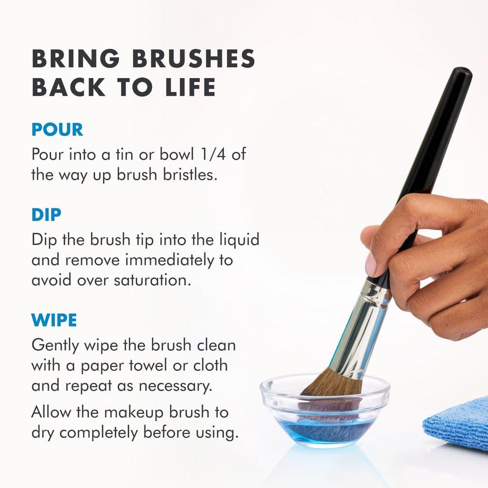 Original Blue Vanilla Makeup Brush Cleaner Solution - 62.68 Ml