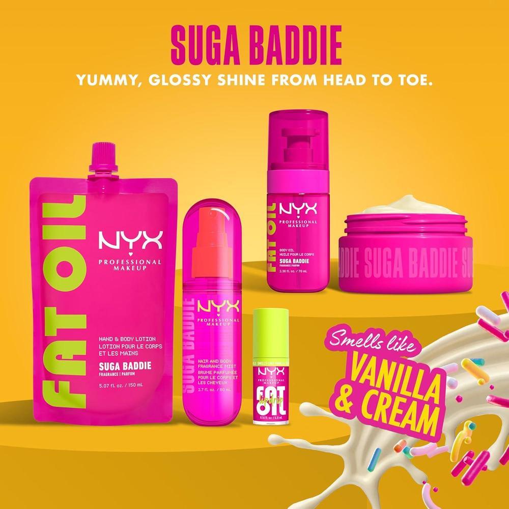 Fat Oil Fragrance Mist Perfume Suga Baddie Vanilla & Whipped Cream Scent 2.7 fl oz