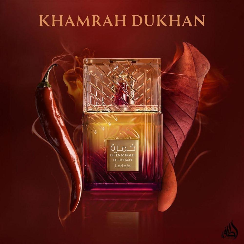 Lattafa Khamrah Dukhan for Unisex Eau de Parfum Spray 100 ml
