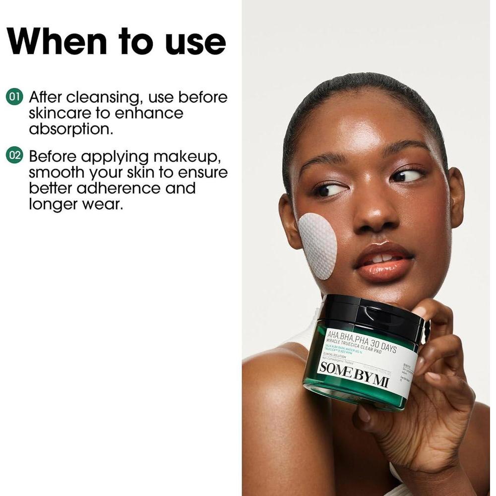 Pad AHA BHA PHA Miracle Truecica Exfoliating