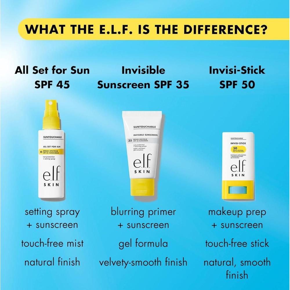 E.l.f. Invisi-Stick SPF 50 Clear Sunscreen
