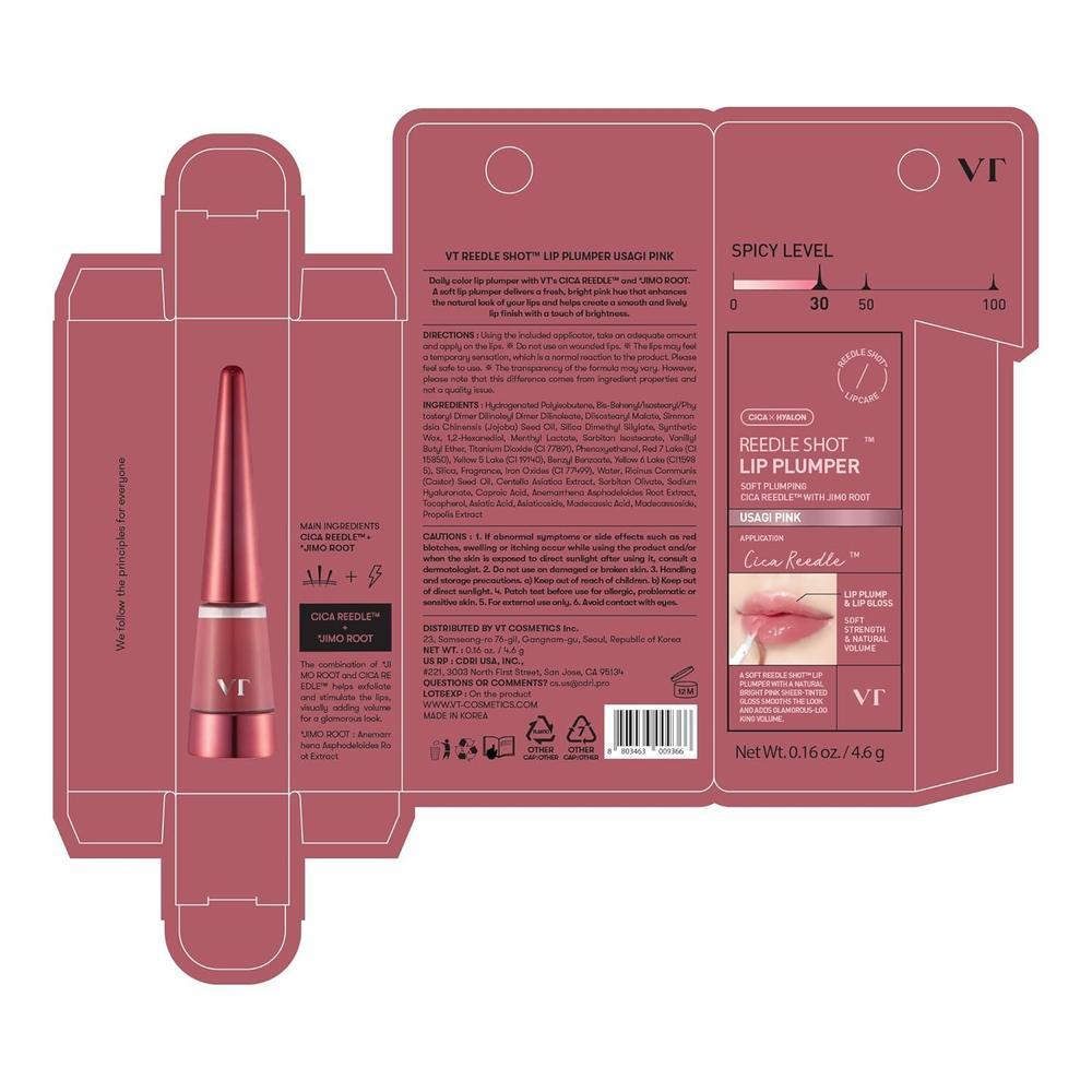 Reedle Shot Lip Plumper Volumizing Lip Gloss - Usagi Pink 4.25g