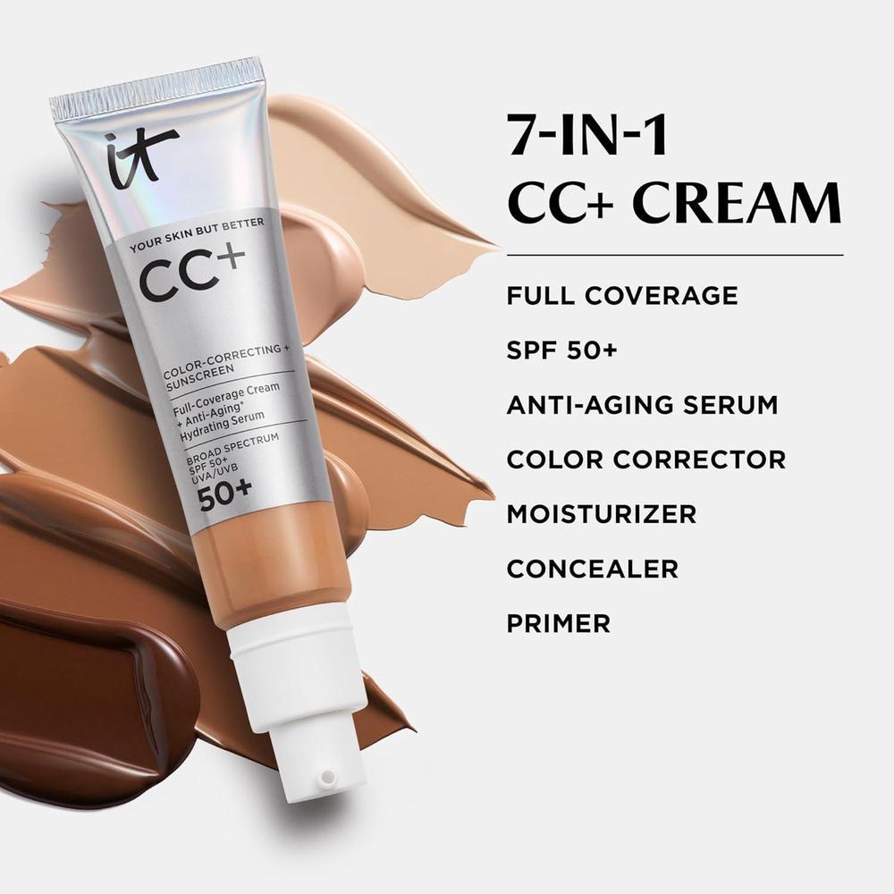 Cc+ Cream Natural Full Coverage Foundation With SPF 50+ 55g