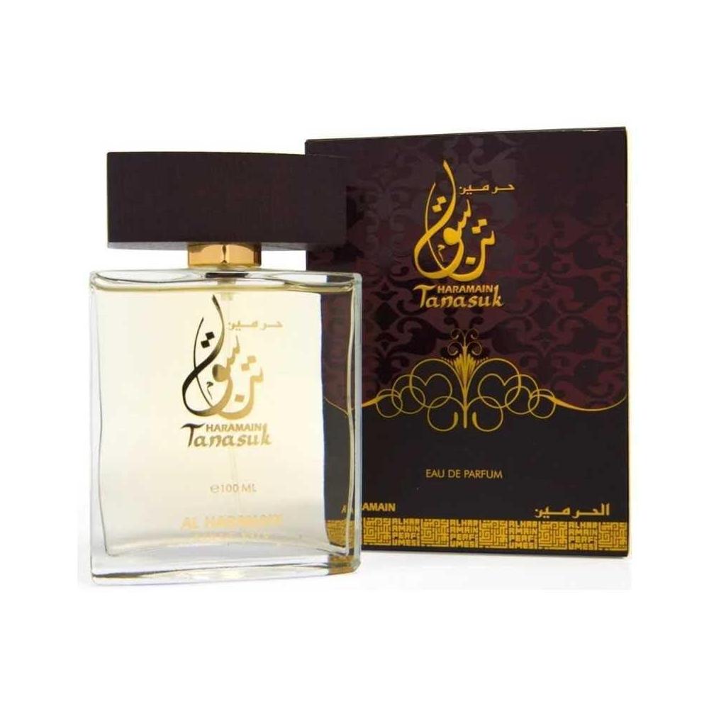 Al Haramain Tanasuk Extrait de Parfum Spray unisex con notas florales, ideal para cualquier ocasi—n