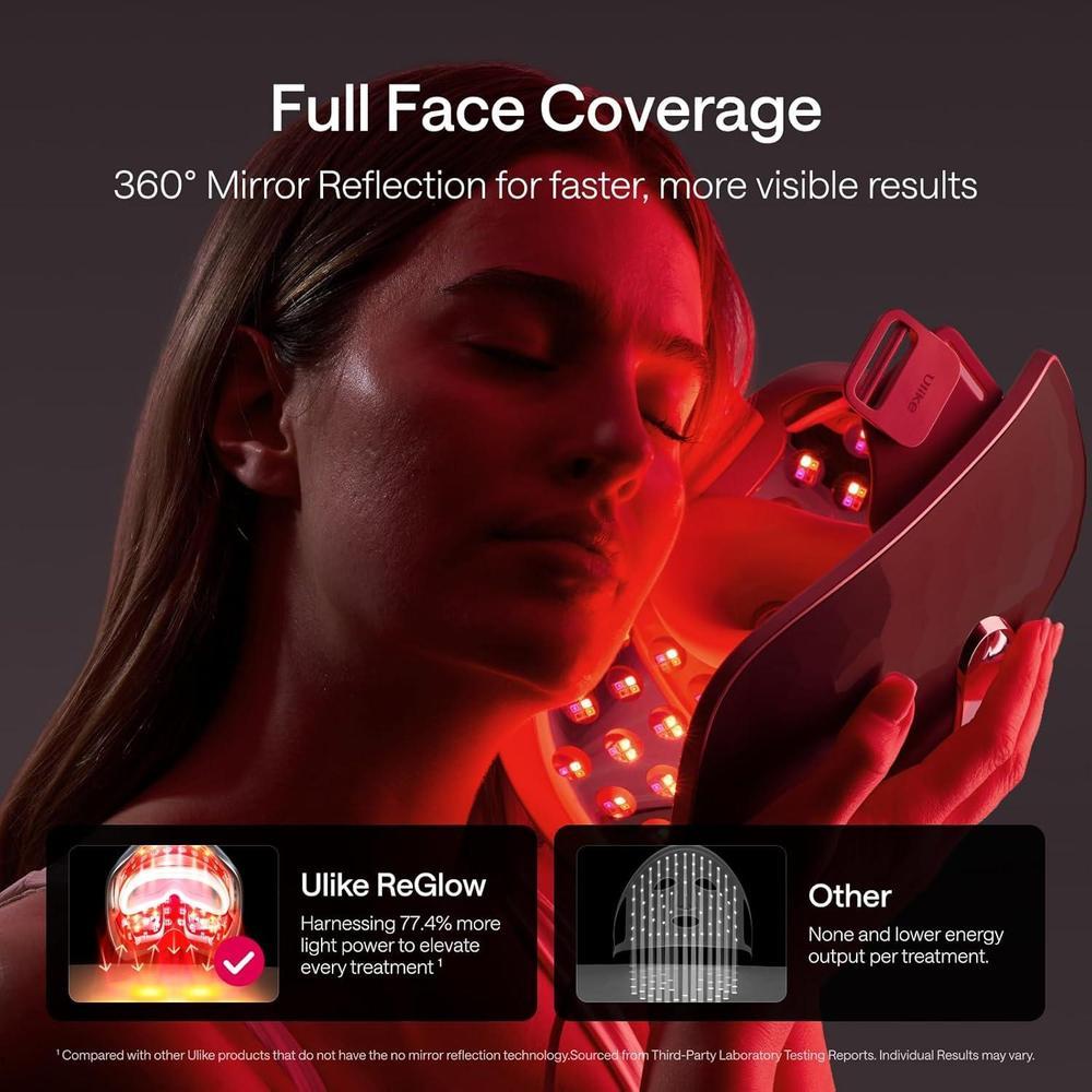 Ulike ReGlow LED Face Mask Red Light Therapy Device
