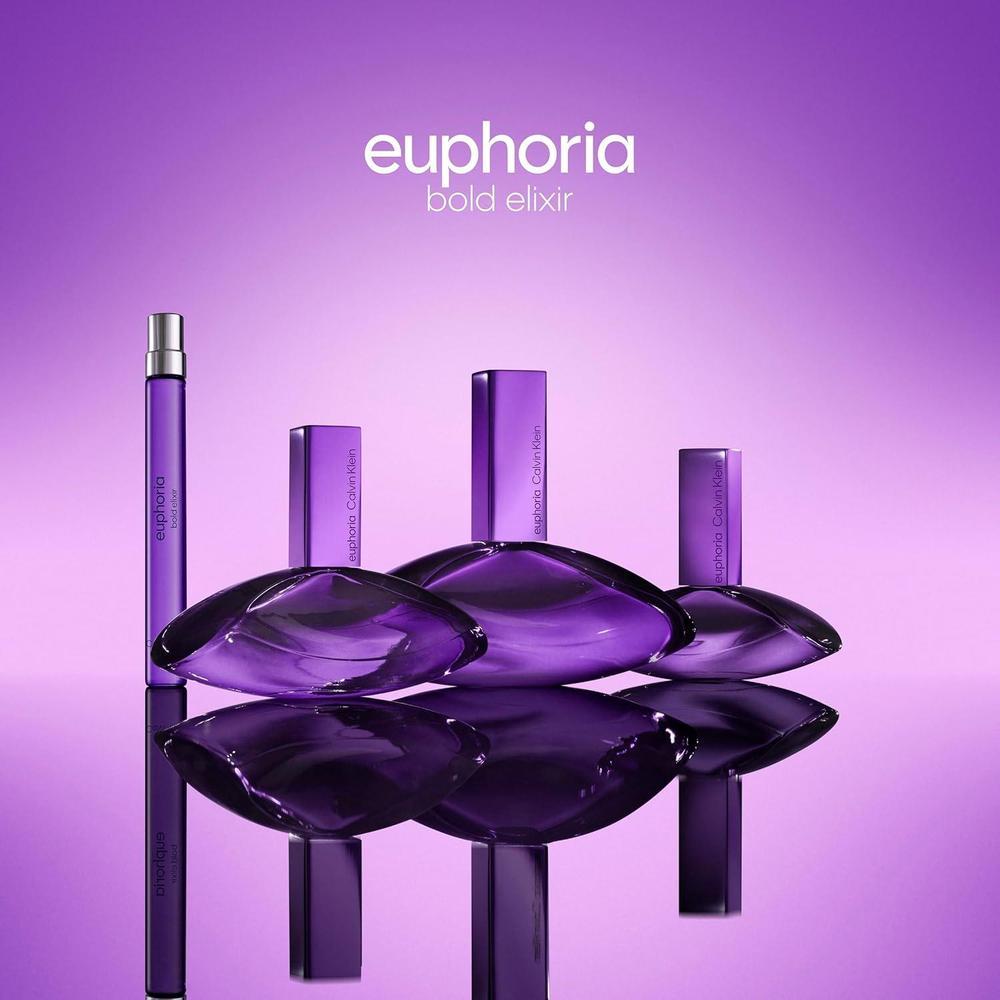 Calvin Klein Euphoria Bold Elixir Parfum Intense worn by Rosalia – Ambery Perfume for Women – With Jasmine, Smoky Orchid, Vanilla & Oakwood – Long-Lasting Fragrance