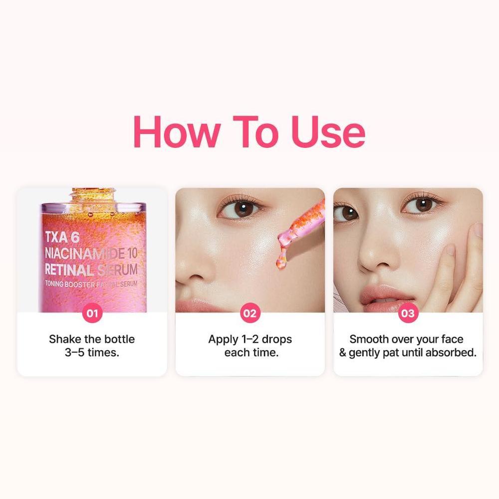 TXA 6% + Niacinamide 10% + Retinal Facial Serum 30ml