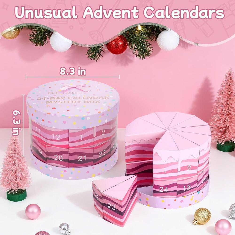 Advent Beauty Calendar 2025 - Makeup Advent Calendar 2025,24-Day Christmas Makeup Gift Set Includes 24 Beauty Boxes, Specially Designed for Girls and Women