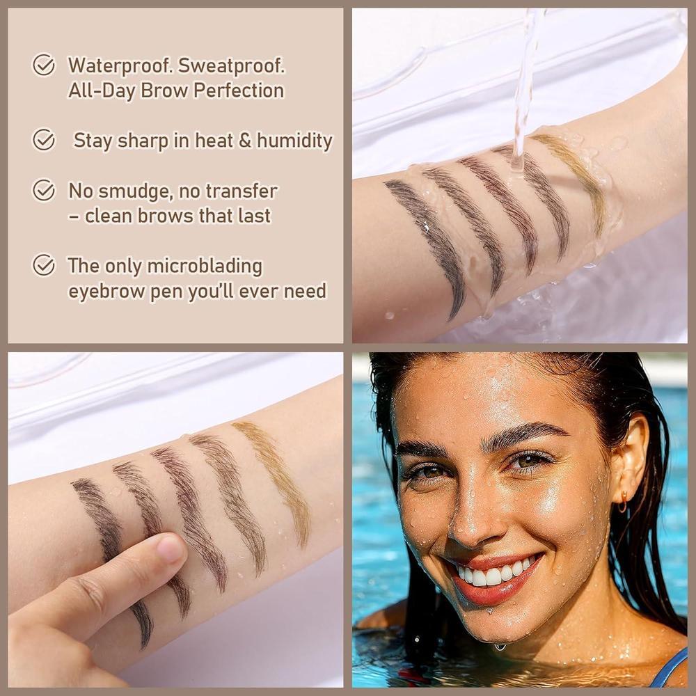 Dual-Ended Eyebrow Pencil 4D Brow-Fection Pen