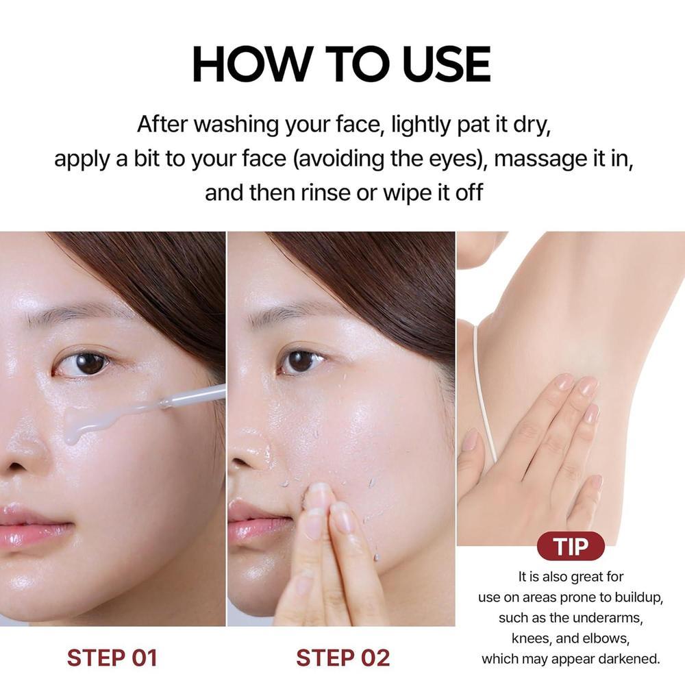 White Rice Peeling Ampoule + AHA BHA - 80ml