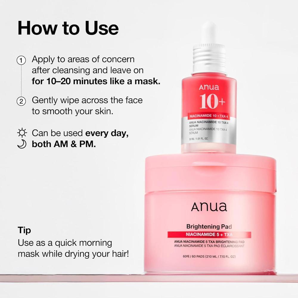 Anua Niacinamide 5 TXA Toner Pads 210ml