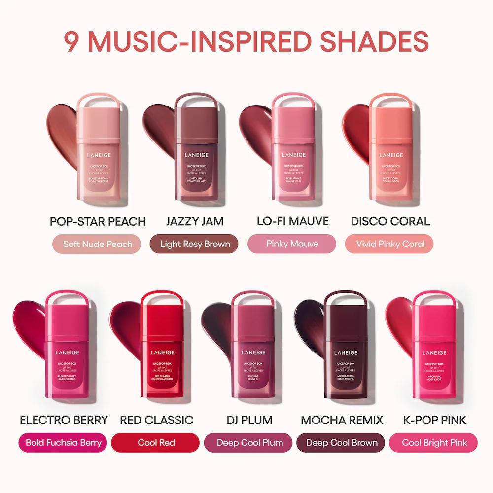 JuicePop Box Lip Oil Stain 12HR Hydrating Tint