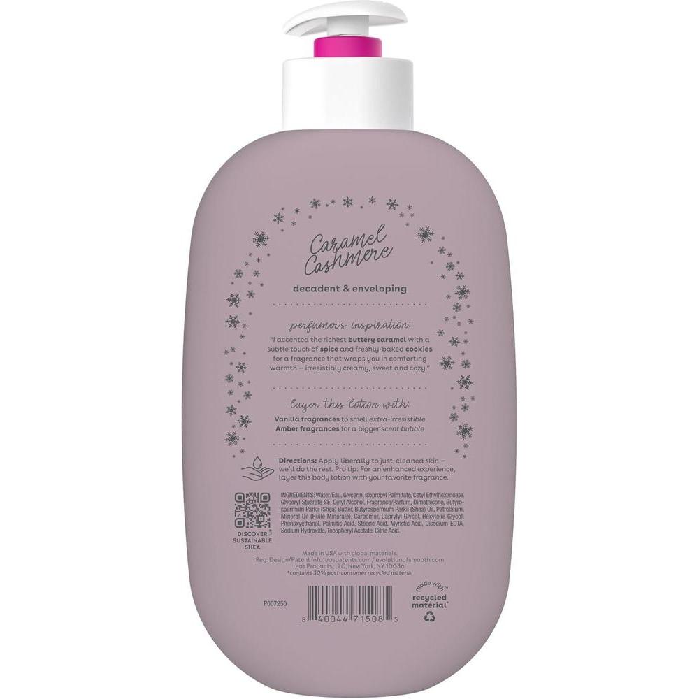 Eos Shea Better Holiday Body Lotion Caramel Cashmere Limited Edition 16 fl oz