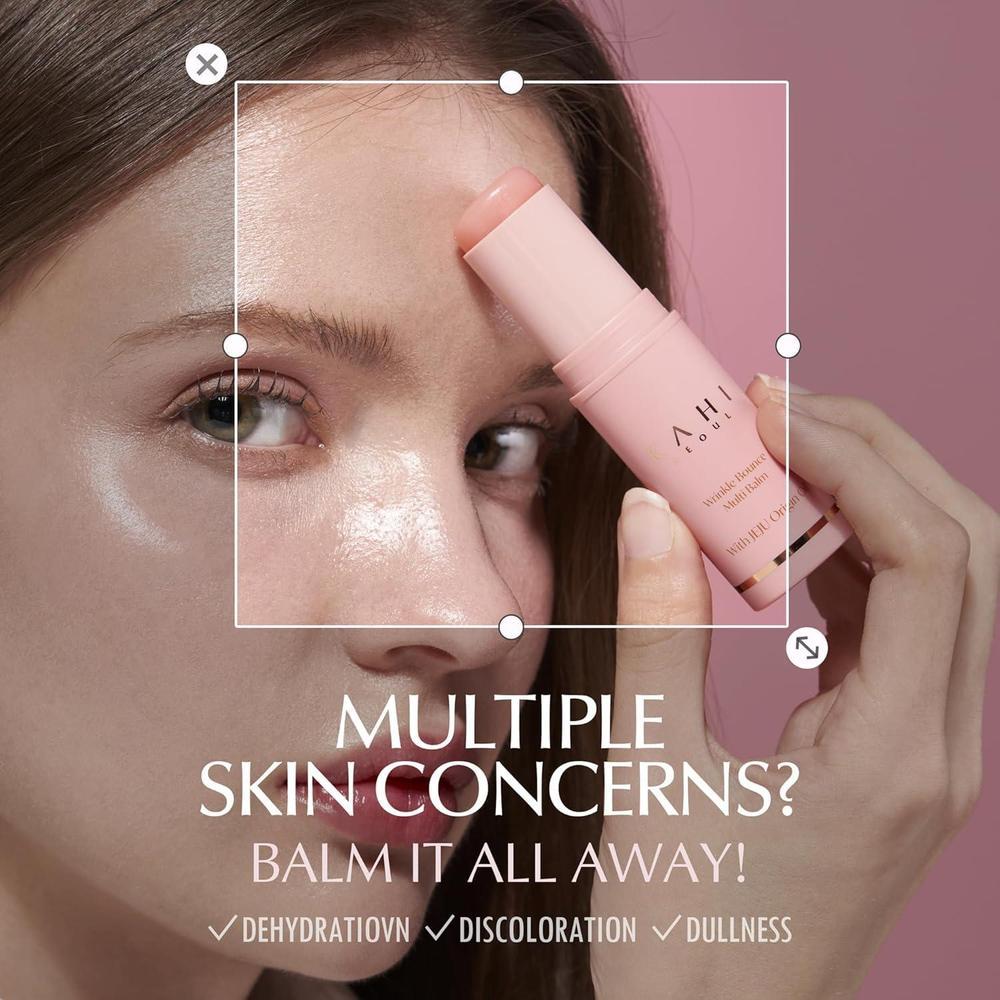 Kahi Wrinkle Bounce Multi Balm DUO EDITION, All-In-One Hydrating Balm, 18g