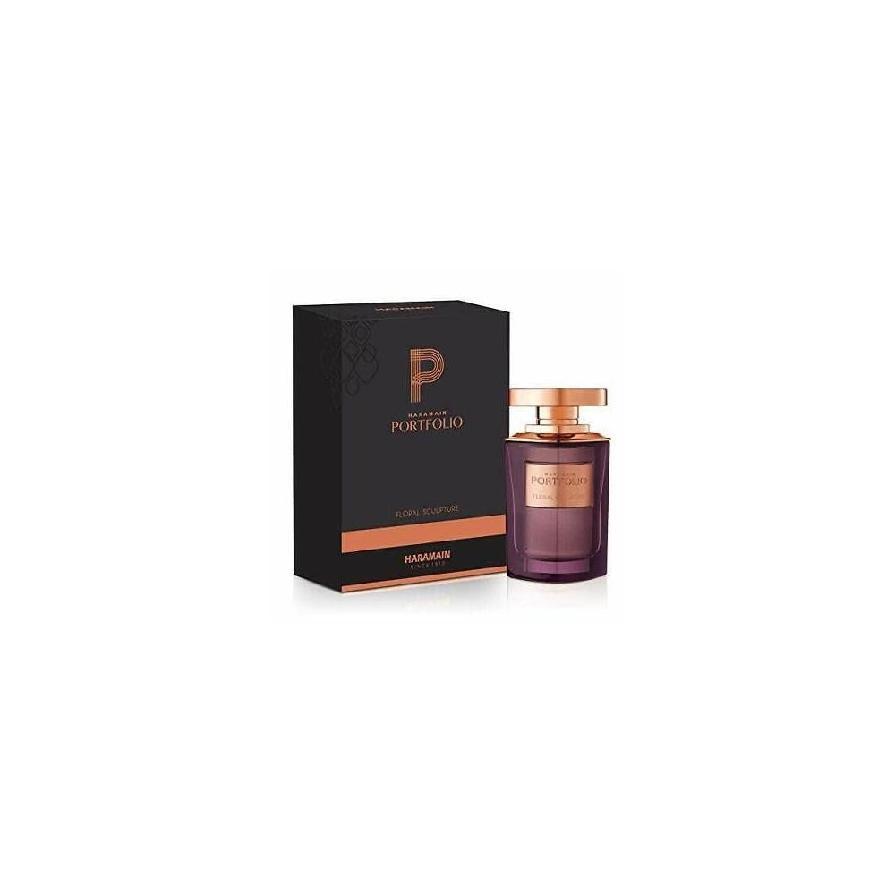 Al Haramain Portfolio Escultura floral – Perfume unisex árabe de larga duración para hombres y mujeres