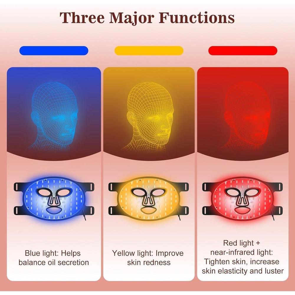 Red Light Therapy Mask 3 Modes