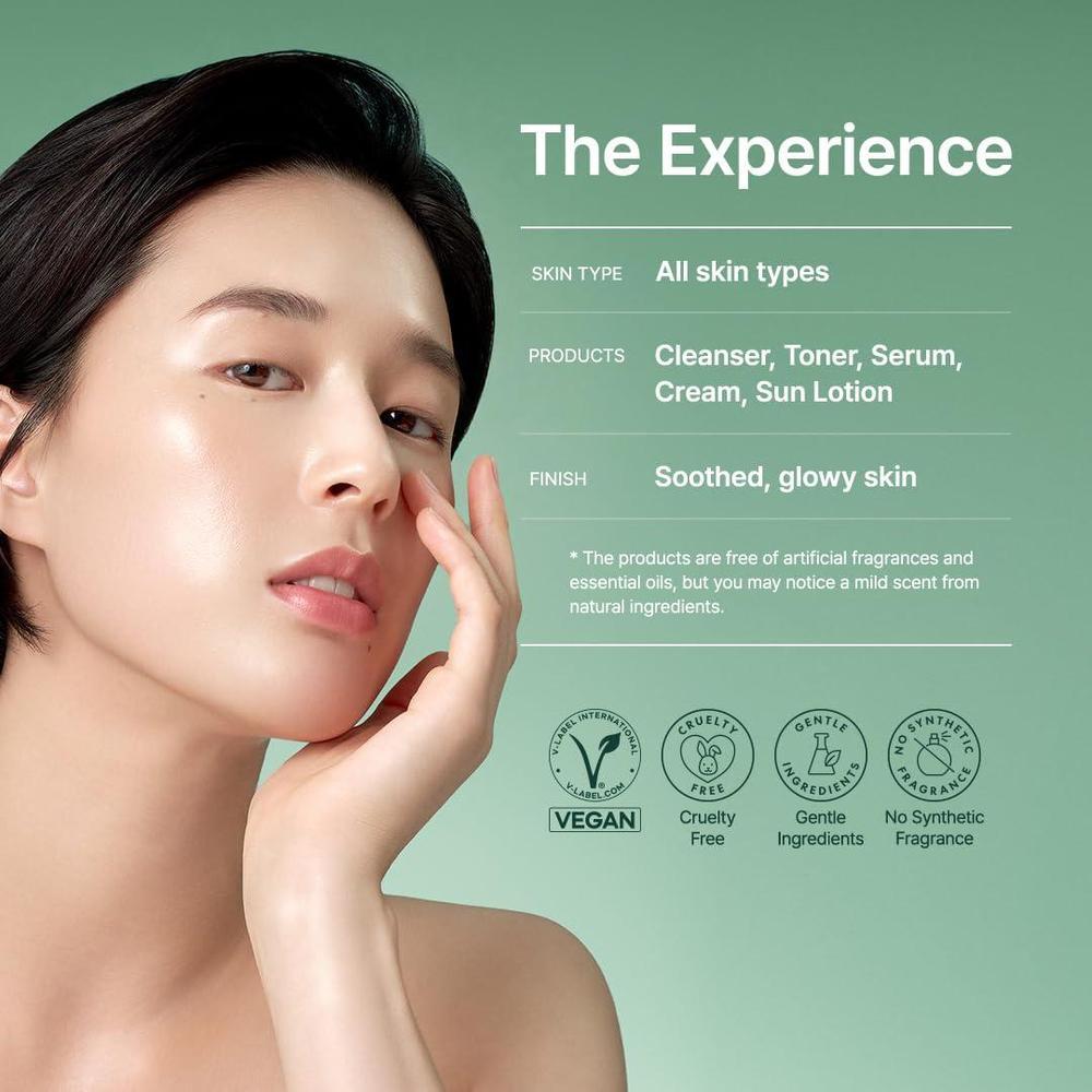 PURITO SEOUL Best Kit - Skincare Routine with Panthenol Cleanser & Cream, Unscented Centella Serum & Toner, For All Skin Types, Gift Set, For Face, Facial Serum, K-Beauty, 3.52 fl. oz