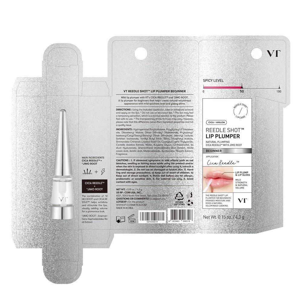 Reedle Shot Lip Plumper Microneedling Effect & Hyaluronic Acid 4.3g