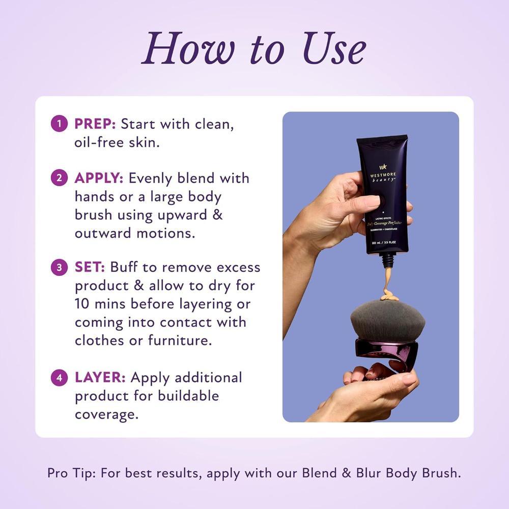 Body Coverage Perfector Waterproof Leg & Body Makeup 3.5 Oz
