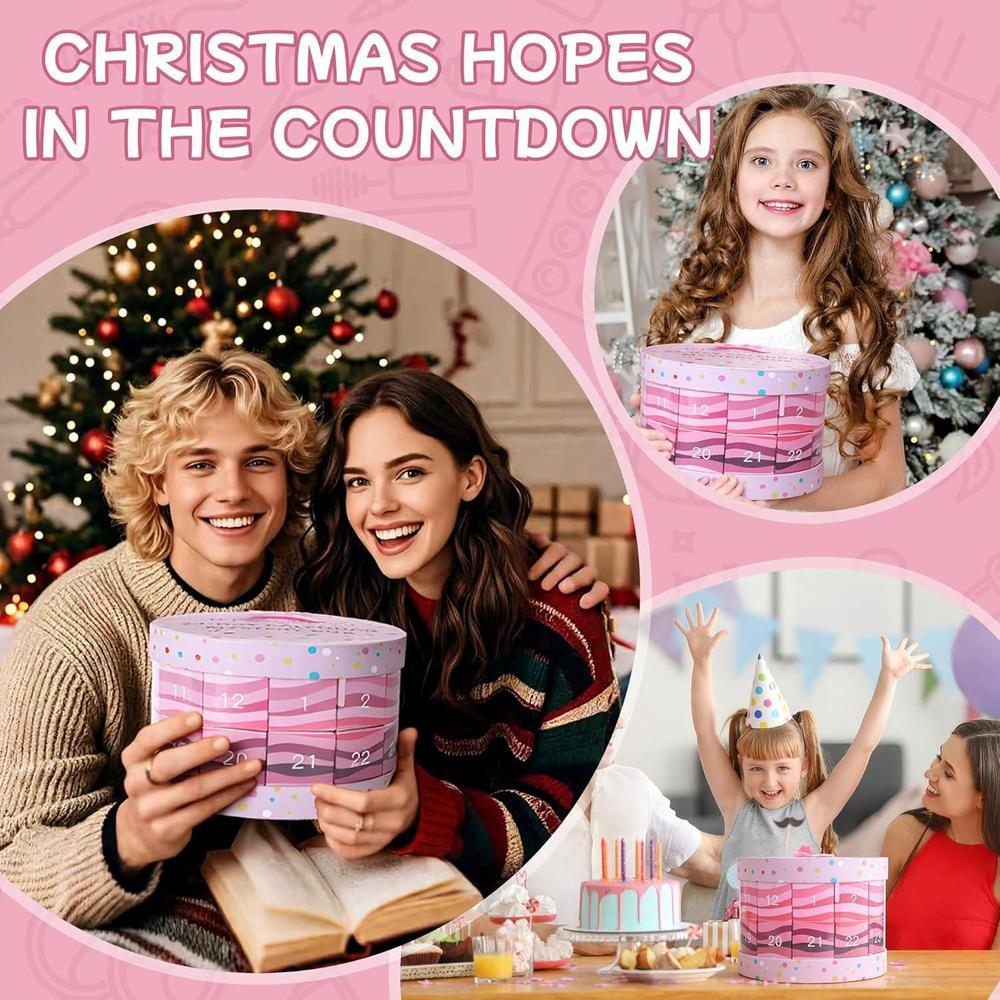 Advent Beauty Calendar 2025 - Makeup Advent Calendar 2025,24-Day Christmas Makeup Gift Set Includes 24 Beauty Boxes, Specially Designed for Girls and Women