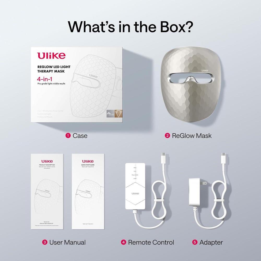 Ulike ReGlow LED Face Mask Red Light Therapy Device